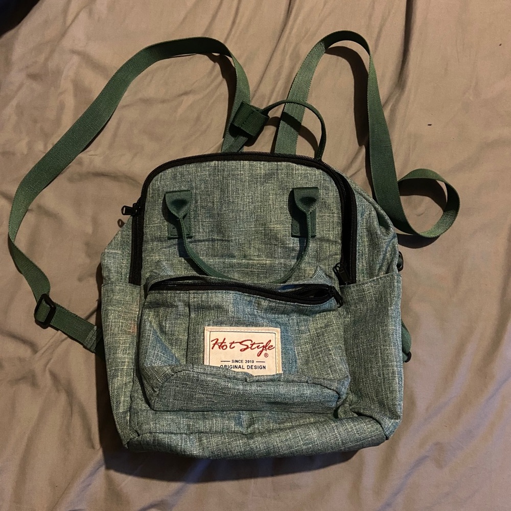 Green Mini Backpack